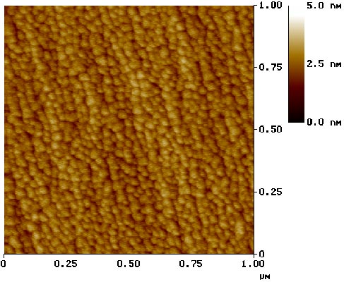 atomic force
microscope image of 2–3 nm-thick pure Au islands